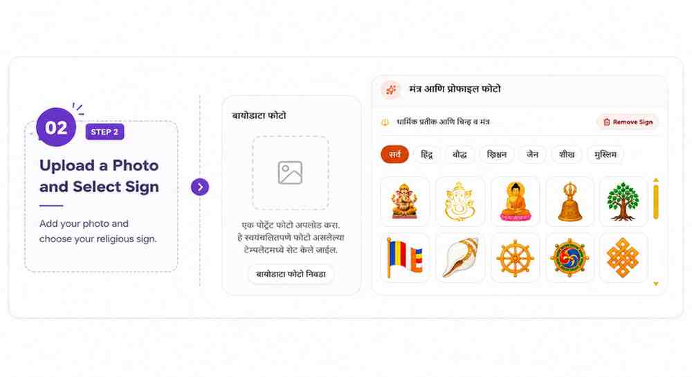 Upload a Photo & Choose Symbol