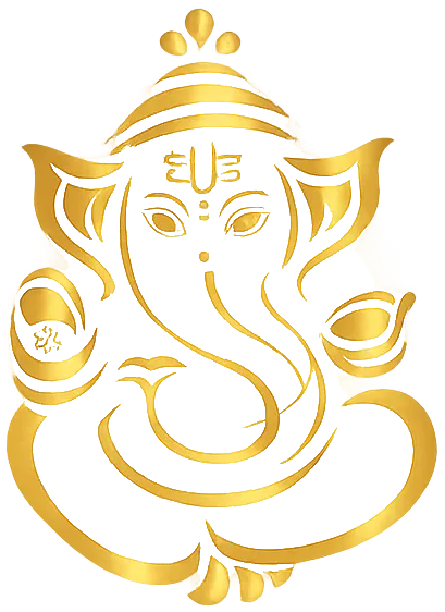 Golden Ganesha Symbol