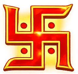 Glossy Red Swastika