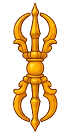 Golden Vajra Symbol